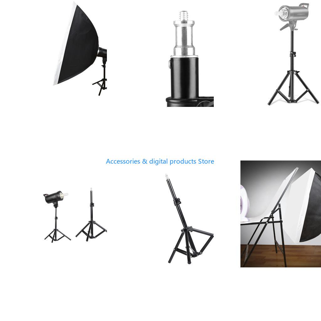 Photography Lighting Design - 77JD Professional การถ่ายภาพขาตั้งไฟ 1/4in สกรูรองรับ Heavy