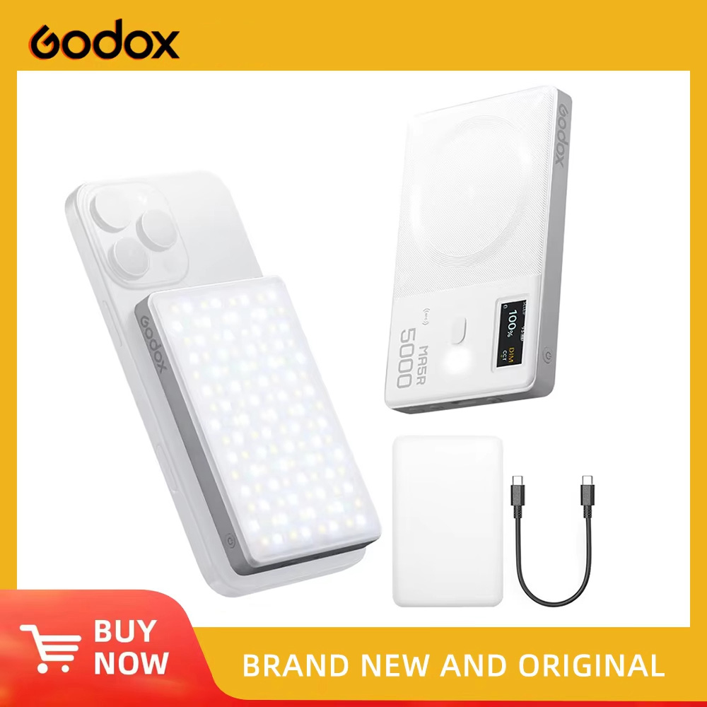 Photography Lighting Design - ไฟ LED Godox MA5R แบบชาร์จแม่เหล็ก ให้แสงสีเต็มรูปแบบ