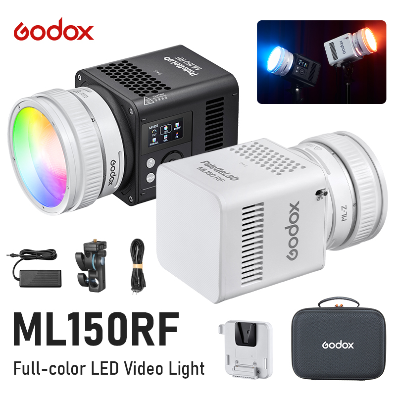 Photography Lighting Wireless - ไฟวิดีโอ LED สีเต็มรูปแบบ Godox ML150RF 165W