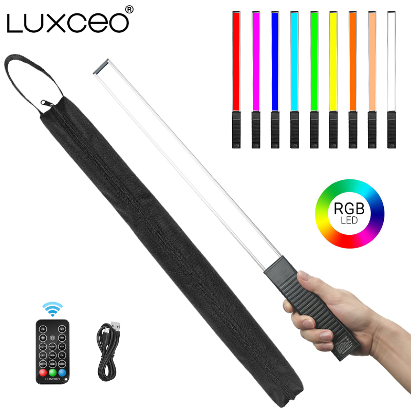 Photography Lighting Youtube - LUXCEO Q508A มือถือ RGB วิดีโอหลอดไฟ LED