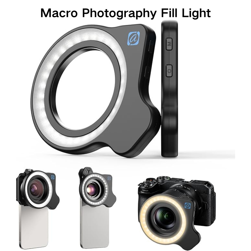Photography Lighting Design - แสงเติมการถ่ายภาพมาโคร: ออกแบบมาเป็นพิเศษสําหรับการถ่ายภาพมาโคร ให้แสงสว่างที่เสถียรเพื่อให้แน่ใจว่ารายละเอียดที่ชัดเจน