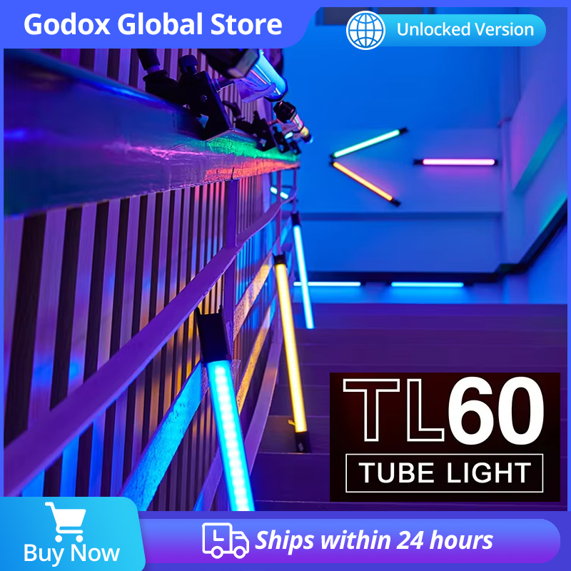 Photography Lighting Wireless - ไฟถ่ายภาพแบบมือถือ Godox TL60 RGB พร้อมรีโมทคอนโทรลผ่านแอพ สำหรับถ่ายภาพ