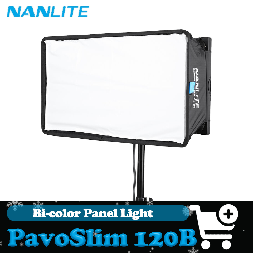 Photography Lighting Wireless - Nanlite PavoSlim 120B Bi-สีแผง 2700 K-6500