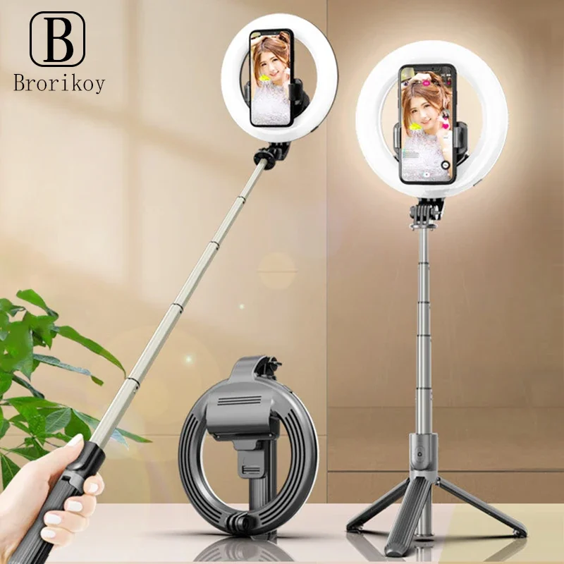 4 In 1 ไร้สายบลูทูธ Selfie Sti - Photography Lighting Wireless บทวิจารณ์และราคา
