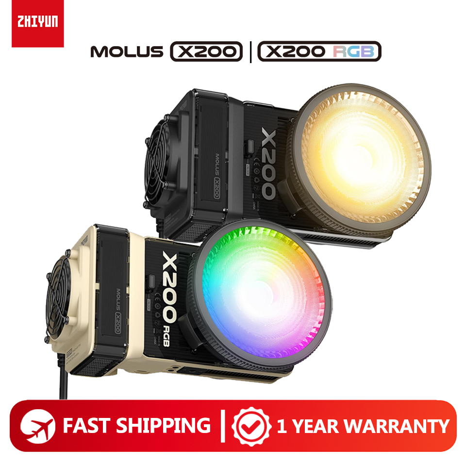 ไฟวิดีโอ LED ZHIYUN MOLUS X200 - Photography Lighting Wireless บทวิจารณ์และราคา