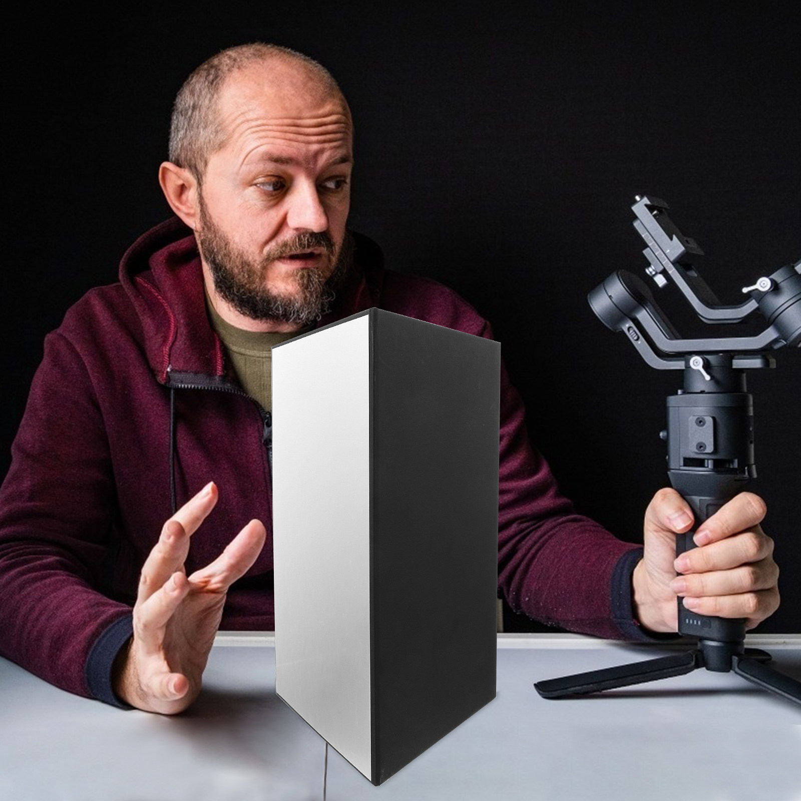 แผ่นสะท้อนแสงสำหรับถ่ายภาพแบบพ - Photography Lighting Design บทวิจารณ์และราคา