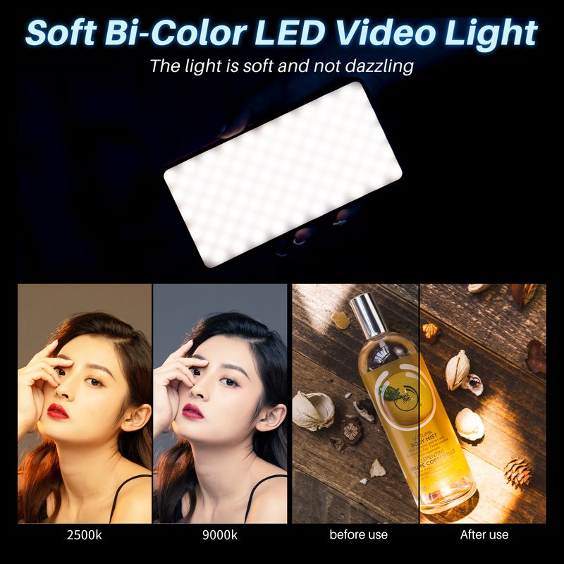 Ulanzi VL200 Soft Bi-Color LED - Photography Lighting Wireless บทวิจารณ์และราคา