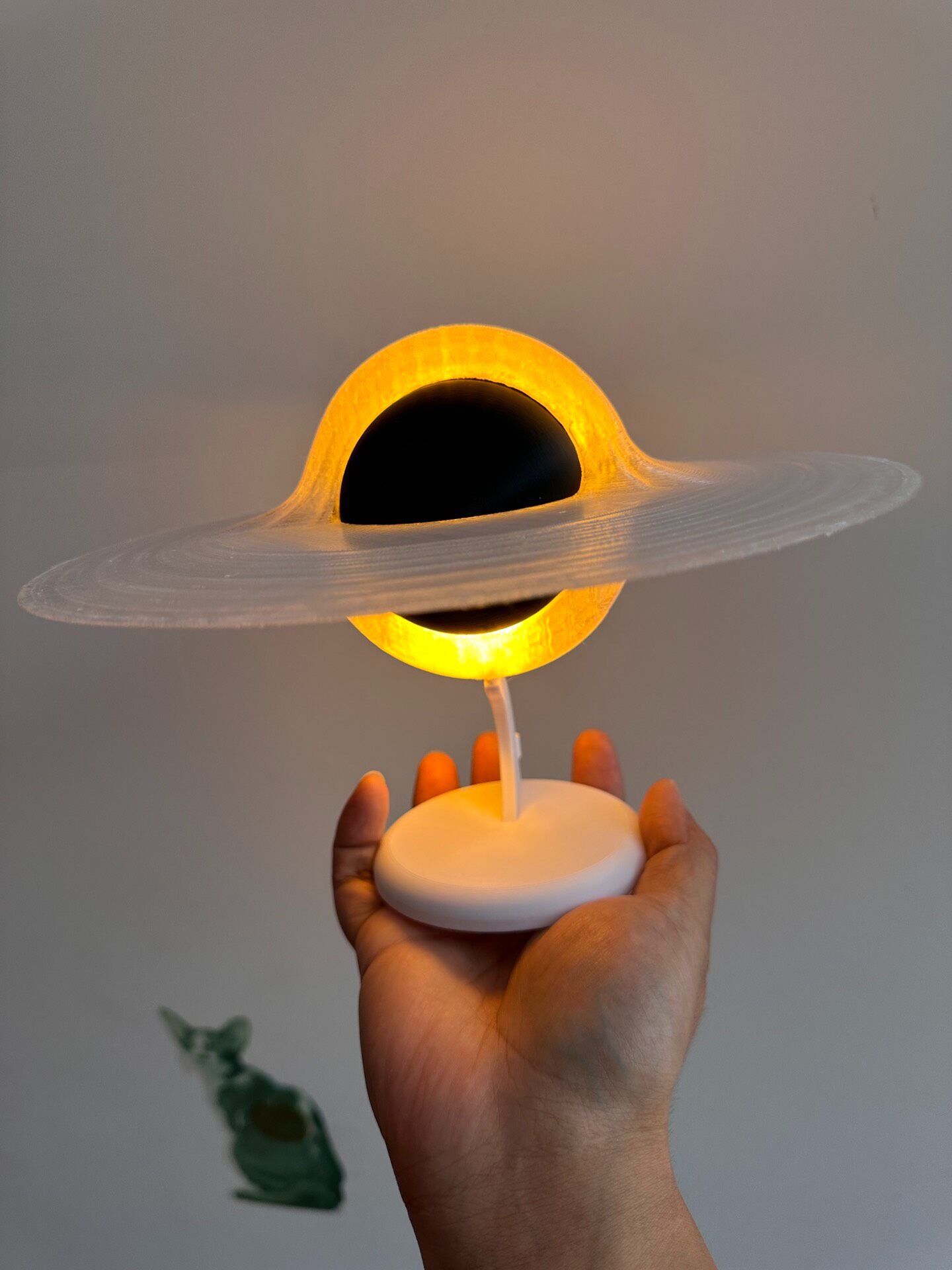 โคมไฟกลางคืนรูปทรงหลุมดำเรืองแ - Led Ring Light 18 บทวิจารณ์และราคา