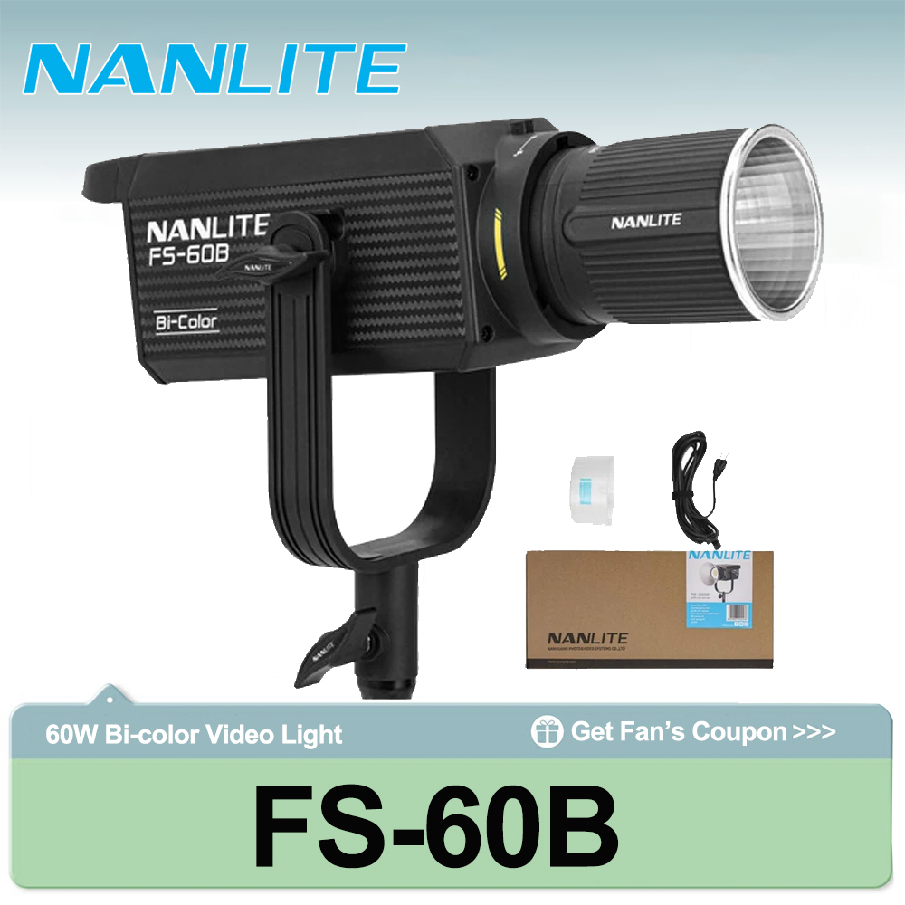 ไฟสปอตไลท์ Nanlite FS-60B 70W  - Photography Lighting Wireless บทวิจารณ์และราคา