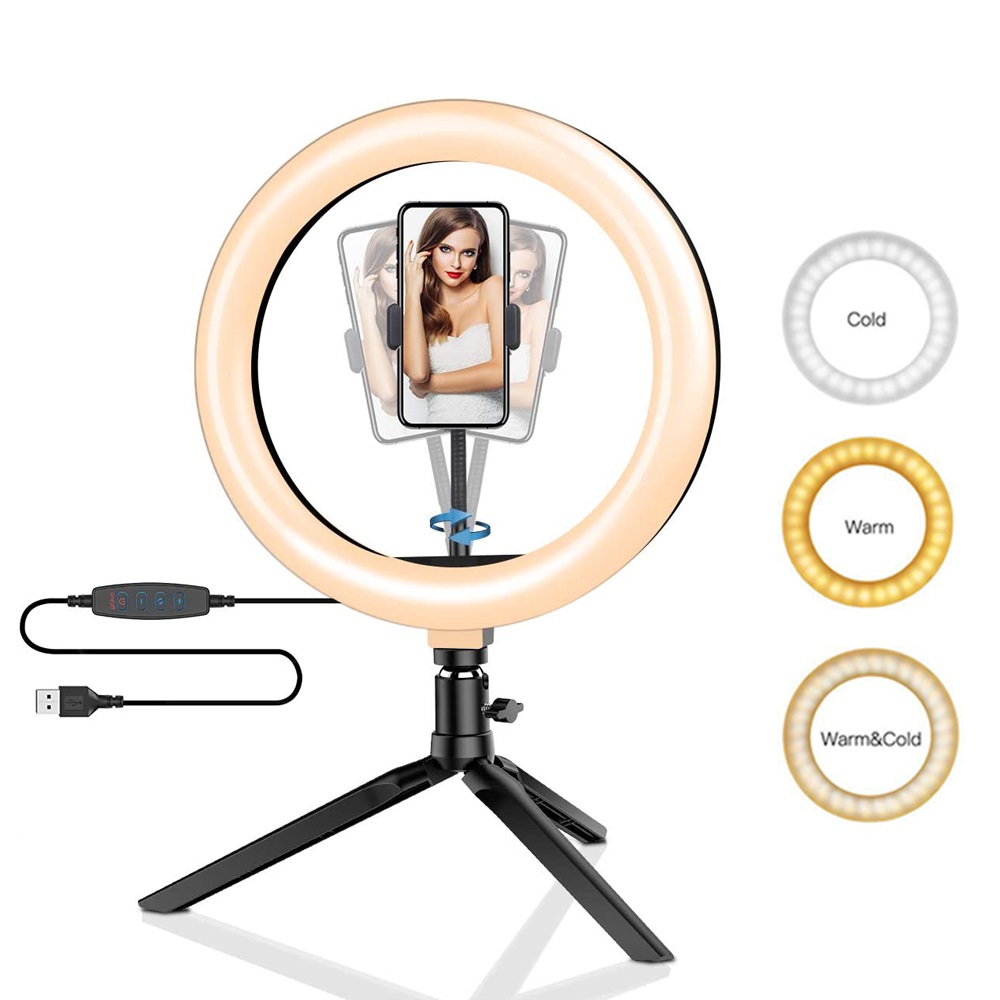 26 ซม.10 นิ้ว LED แหวน Selfie  - Photography Lighting Set บทวิจารณ์และราคา