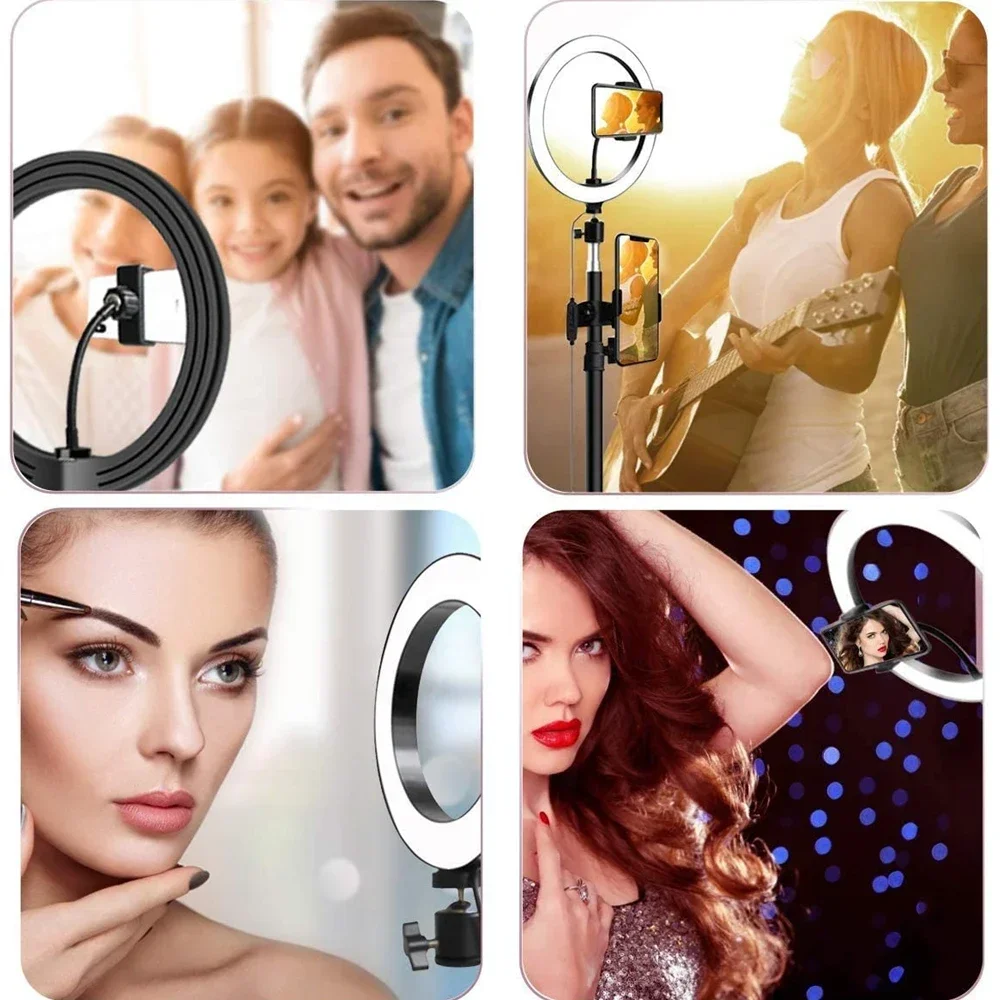 ไฟวงแหวน LED ขนาดเล็ก 3 โหมด ส - Photography Lighting Youtube บทวิจารณ์และราคา
