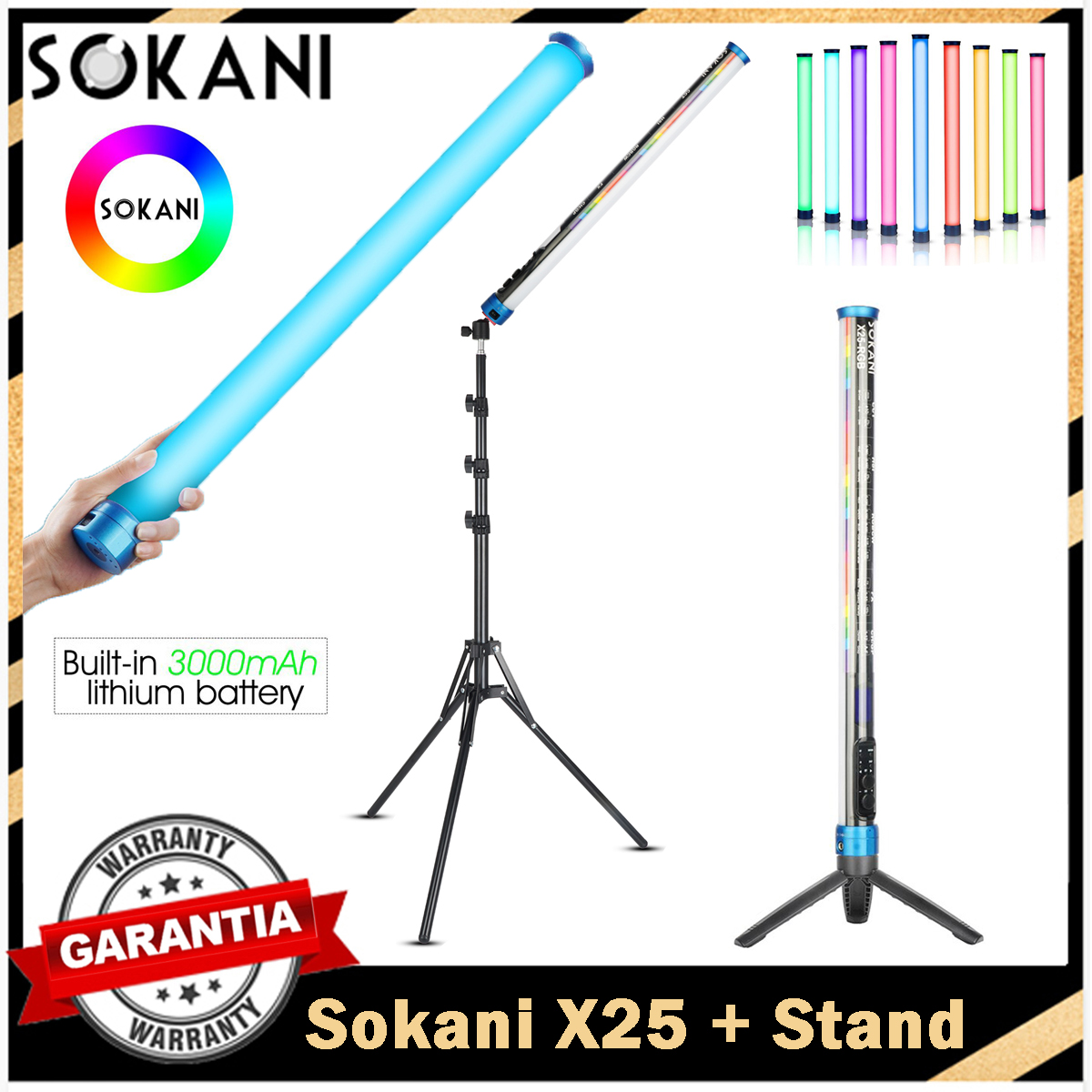 Sokani X25 RGB LED Video Light - Photography Lighting Youtube บทวิจารณ์และราคา