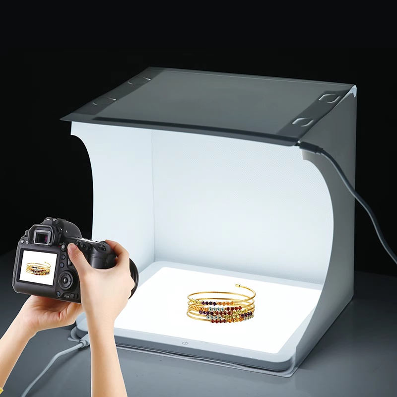 กล่องถ่ายภาพพกพาขนาด 20 ซม. พร - Photography Lighting Background บทวิจารณ์และราคา