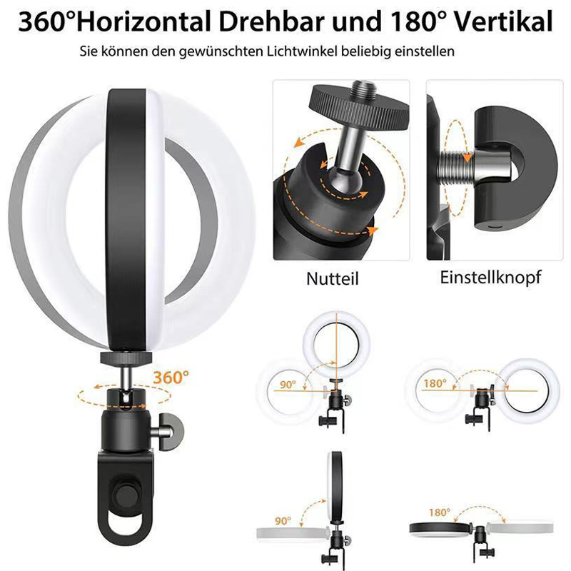 ไฟวิดีโอ LED ขนาด 16 ซม. พร้อม - Photography Lighting Youtube บทวิจารณ์และราคา
