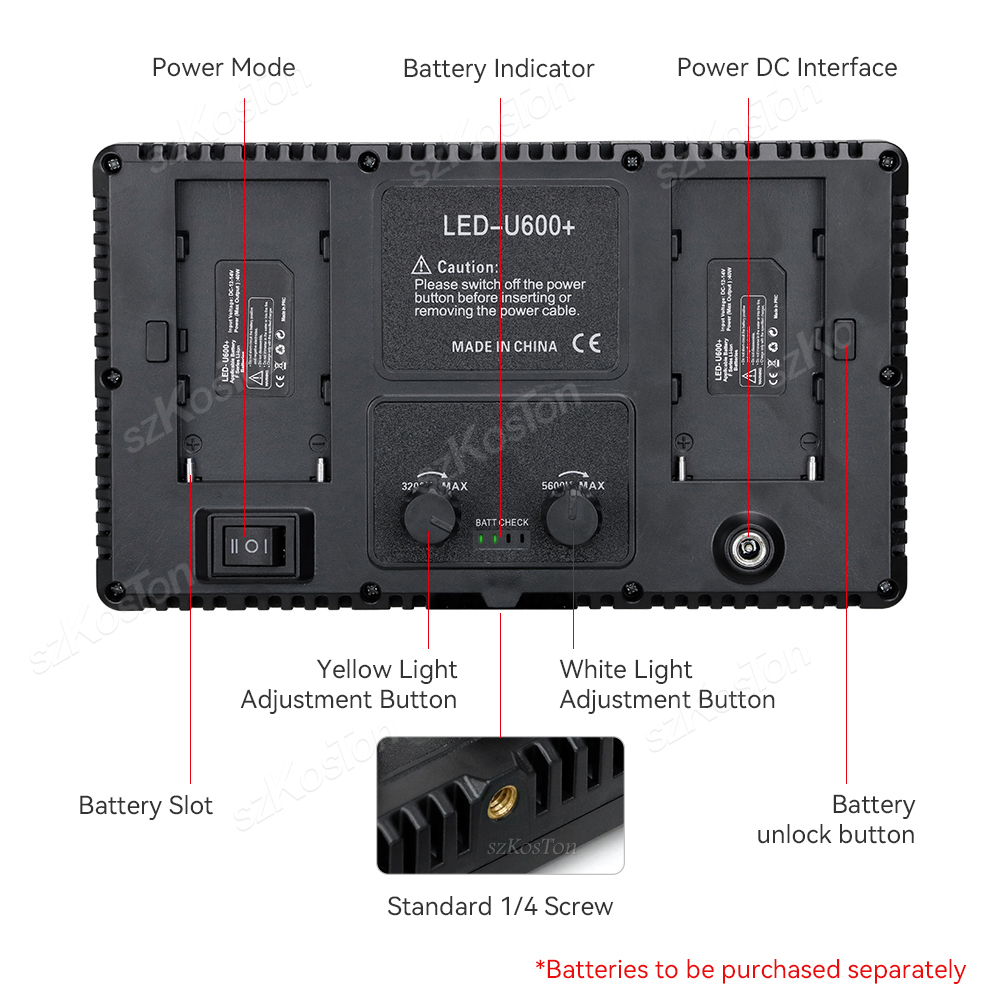 RGB แผงไฟ LED สำหรับถ่ายวิดีโอ - Photography Lighting Youtube บทวิจารณ์และราคา